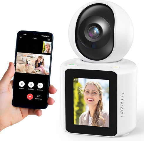 TMEZON Video Pet Dog Camera, Indoor Two Way Wireless Security Camera Monitor 1080P with Phone App, Motion Detection,