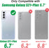 IKAZZ Rose Gold Case for Galaxy S21 Plus, Military Grade Shockproof Heavy Duty Phone Cover with Magnetic Kickstand