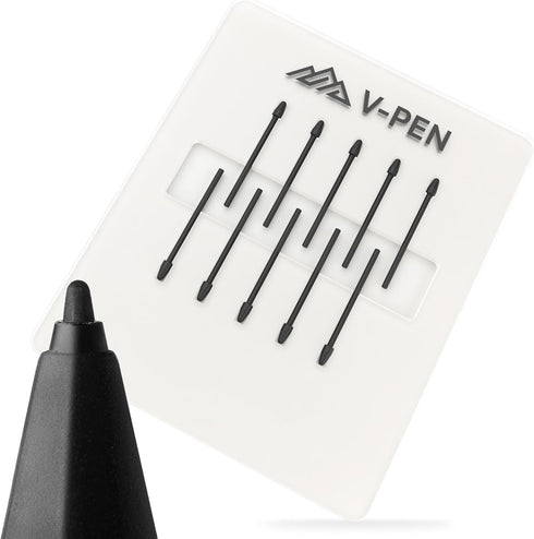 V-Pen Stylus Nibs for Remarkable 2, 10-Pack Black Tips for Precision and Durability