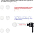 Small White Silicone Earbud Tips - 36 Pieces, Soft & Comfortable, Fits Most In-Ear Headphones, Inner Hole 3.8mm-5.5mm.
