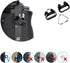(2 Camera Strap Hook Triangle Split Ring Compatible with Sony Fuji DSLR Mirrorless Camera W/Round Eyelet Pair)