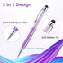 Stylus Pens for Touch Screens, OKRAY 6 Pack Ballpoint Pen with Stylus Tip Black Ink Stylus Pen Compatible with iPad/Tablet, E-Book Reader, iPhone, Android, Samsung and More Touch Screen Devices