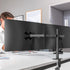 Pholiten Dual Monitor Arm, Computer Monitor Stand for 2 Monitors, Desk Mount for Dual Monitors