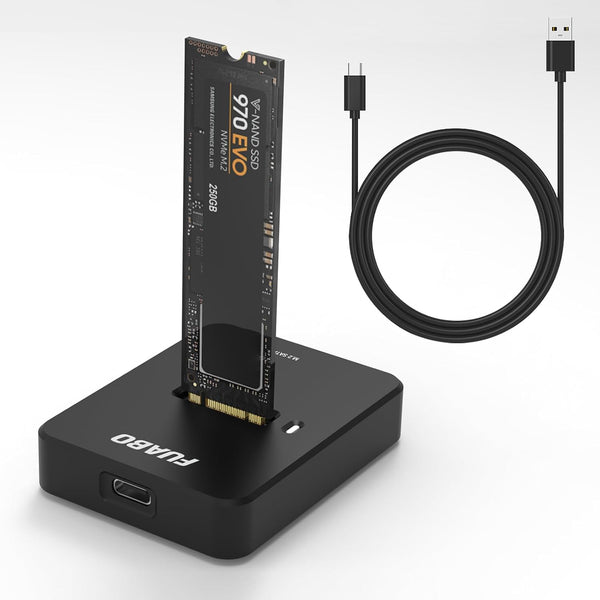 FUABO 10Gbps M.2 SSD to Type C Docking Station M.2 (M Key, B+M