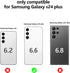 Tuokiou Samsung Galaxy S24 Plus Case, Clear Protective Card Slot Case, Slim Fit Drop Resistant Soft TPU Wallet