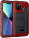 Beasyjoy Metal Phone Case for iPhone 13 Waterproof, Built-in Screen Protector, Heavy Duty Full Body Protective Military