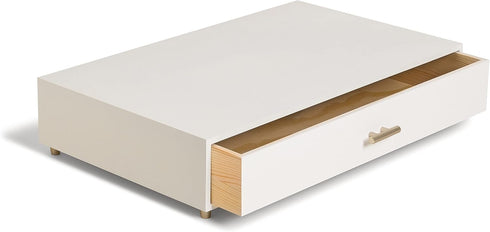 U Brands Juliet Monitor Stand, Office Organization Supplies, White and Gold, 1 Count
