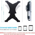 Car Tablet iPad Holder Mount, Suction Cup Stand for Windshield Dash Desk, Compatible with 7-10 inch Tablets