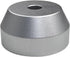 45 RPM Record Adapter Solid Aluminum 7 Inch Vinyl Record Dome 45 Adapter for Turntables (Silver)