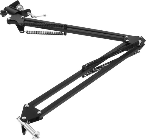 Lurrose Metal Webcam Holder and Desktop Scissor Arm Stand with 1/4 Screw Clamp,