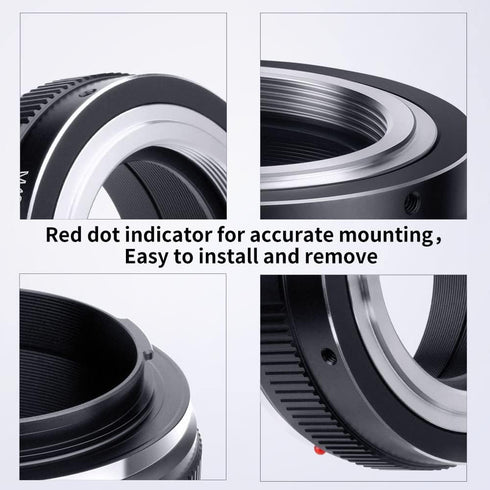 K&F Concept M42-L Lens Mount Adapter, Manual Focus for M42 Lens to L Mount Camera Body