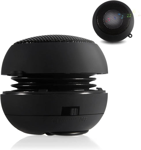 Zerone Mini Speaker, Portable Plug in Speaker with 3.5mm Aux Audio Input Built-in