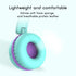 V1 Kids Headphones - Foldable, Wired Stereo, Tangle-Free 3.5mm, Adjustable On-Ear for School, Travel, Tablets (Green)