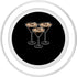 Cocktail Hour Studio Watercolor Cocktail Trio Minimal Bar Cart Aesthetic PopSockets PopGrip for MagSafe