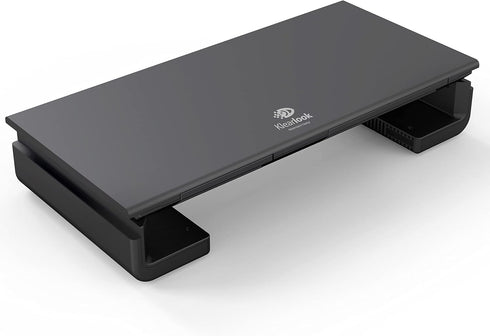 Monitor Stand Riser, Klearlook Foldable Computer Monitor Riser, Height Adjustable Desk Shelf Riser with Storage Drawer