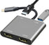 Mindorlen USB C to Dual HDMI Adapter for Monitor, USBC Laptop Docking Station