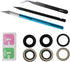 3 Pcs (1 Set) Sapphire Rear Back Camera Glass Lens Replacement for iPhone 12 Pro with Preinstalled Adhesive and Repair