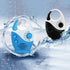 Portable Waterproof Shower Radio, 3V 0.5W Adjustable Volume AM FM Button Speaker with Top Handle (Black)