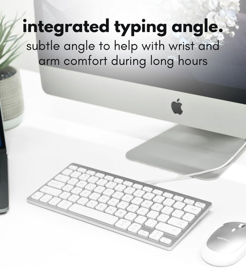Macally MacMini USB C Wired Keyboard for Mac (USB C + USB A) Compatible Keyboard for MacBook Pro/Air, iMac & Compact