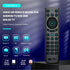 Bluetooth Voice Remote Control, USB Wireless Backlit Air Remote Mouse with IR Learning for PC, Projector, Smart TV