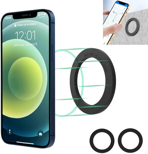 Magnetic Mag-Safe Car Wall Mount for iPhone 12/13/Pro/Pro Max - 2 Pack Magnet