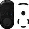 kwmobile Mouse Feet Replacement for Logitech G Pro Wireless Gaming Computer Mouse Skates Sticker - Black
