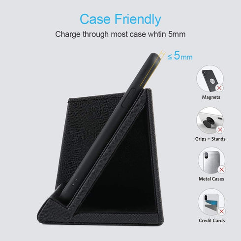COSOOS Fast Wireless Charger with Desk Organizer, Desk Phone Charger Compatible with iPhone 15/15 Pro/15 Pro
