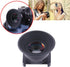 ZMellifluent 1.5X 6 15mm Fixed Focus Viewfinder Eyepiece Magnifier for DSLR Camera, Durable Eyecup with Mount Bases