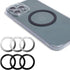 Universal Metal Rings Compatible with Magsafe Charger/Wallet/Battery Pack, Ultra-Thin Sticker for iPhone and Samsung