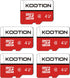 KOOTION 4 GB Micro SD Cards 5-Pack, Class 4 MicroSD Flash Memory Card,