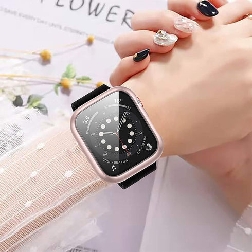 Haojavo 12 Pack Case with Tempered Glass Screen Protector for Apple Watch 40mm SE (2nd Gen) Series 6 5 4
