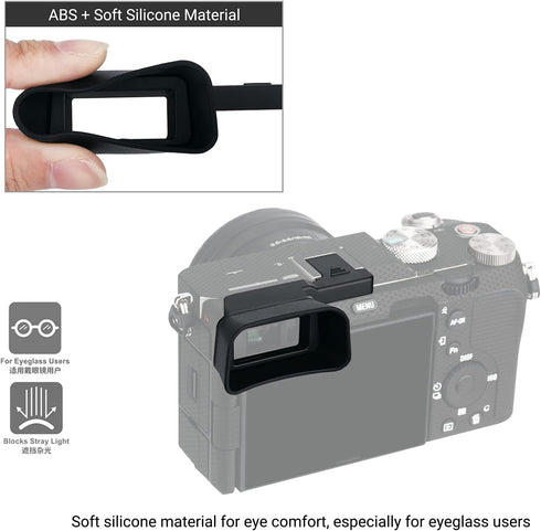 A7C 7C (ILCE7CL/S) A7C A7CR) Soft Silicon Camera Viewfinder Eyecup Eyeshade for Sony Alpha Eyepiece Eye Cup