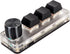 Red Switch Macro Keyboard, USB Custom Mechanical Keyboard with Knob, Gaming OSU Volume Control Mini Keyboard