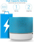 AICase Compact Mini Speaker with LED Lights - Enhanced Bass & Stereo Sound