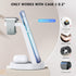 Anlmz 3 in 1 Charging Station for iPhone, Wireless Charger for Apple Products, Charging Dock Stand for AirPods, for