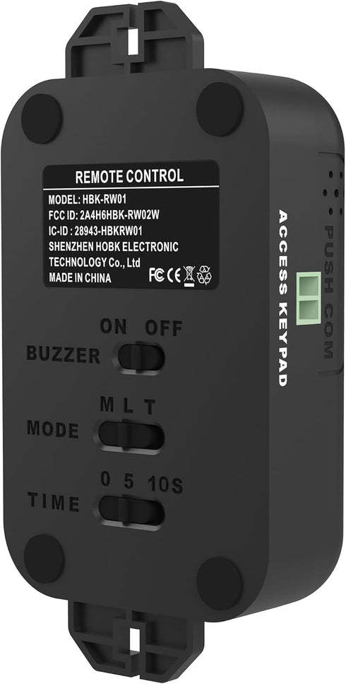 UHPPOTE 2.4Ghz WiFi Remote Control Switch with DC Power Connector for Access Control Lock