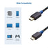 Cable Matters 1 ft Braided USB C to Micro USB Cable (Black) - USB Type C to Micro USB, Durable & Stylish.