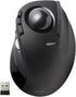 ELECOM DEFT Trackball Mouse - 2.4GHz Wireless, Finger Control, 8-Button Function, Ergonomic Design, Optical Gaming