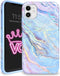 Velvet Caviar Compatible with iPhone 12 Mini Case - Cute Protective Phone Cover, 10ft Drop Tested (Holographic Pink