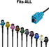 ACEIRMC 4G 2.4GHz Vehicle LTE Cellular WiFi Bluetooth Hidden Antenna for Vehicle SUV Car Stereo Carplay TCU Telematics