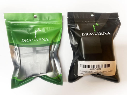 Dracaena 10 Pack IEC320 C14 Male to Nema 5-15R PDU USA UPS Extension Power Plug Adapter