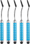 MECCANIXITY 5pcs Stylus Pen for Touch Screens - Retractable Mini Rhinestone Diamond Capacitive Pens