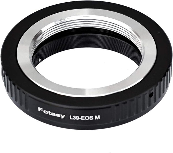 Fotasy Leica M39 Lens to Canon EF-M Mount Adapter, L39 39mm LTM Lense