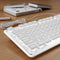 SEUNKWANG EWEADN GX710S Backlit Computer Keyboards, Wired USB Keyboard with White Backlit, Metal