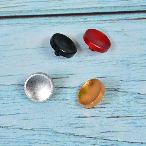 Comimark 4Pcs 10mm Soft Metal Shutter Release Buttons for Enhanced Comfort