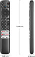 Angrox Q6/Q7/QM8/S3/S4 Voice Replacement Remote for TCL Google TV Remote, Compatible with TCL SeriesNot Applicable