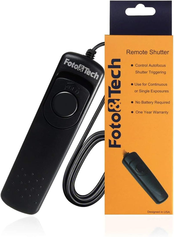 Foto&Tech Wired Remote Shutter Release RR-100 Replacement for X-S20 X-T30 III X-E5 GFX100