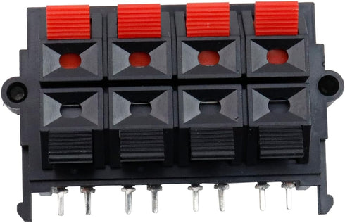 WP8-15 Spring Speaker Terminal Clip Push Release Connector Cable Terminals Strip Block 5Pcs