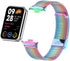 Straps For Xiaomi Mi Band 8 Pro/Redmi Smartwatch 4 Metal Bracelet Protective Frame and 18MM Steel Mesh Wristband Bracelet for Women Men