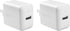 Amazon Basics 12W One Port USB-A Wall Charger (2.4A) for Phones, Pack of 2, White